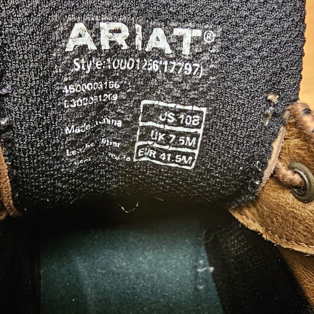 Ariat Women's Chestnut Lace-Up Boots - Picture 9 of 9